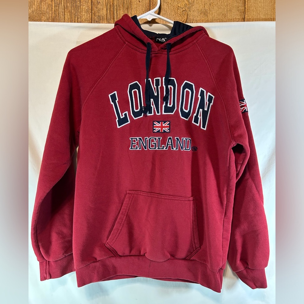 NOS Women’s maroon London England hoodie L